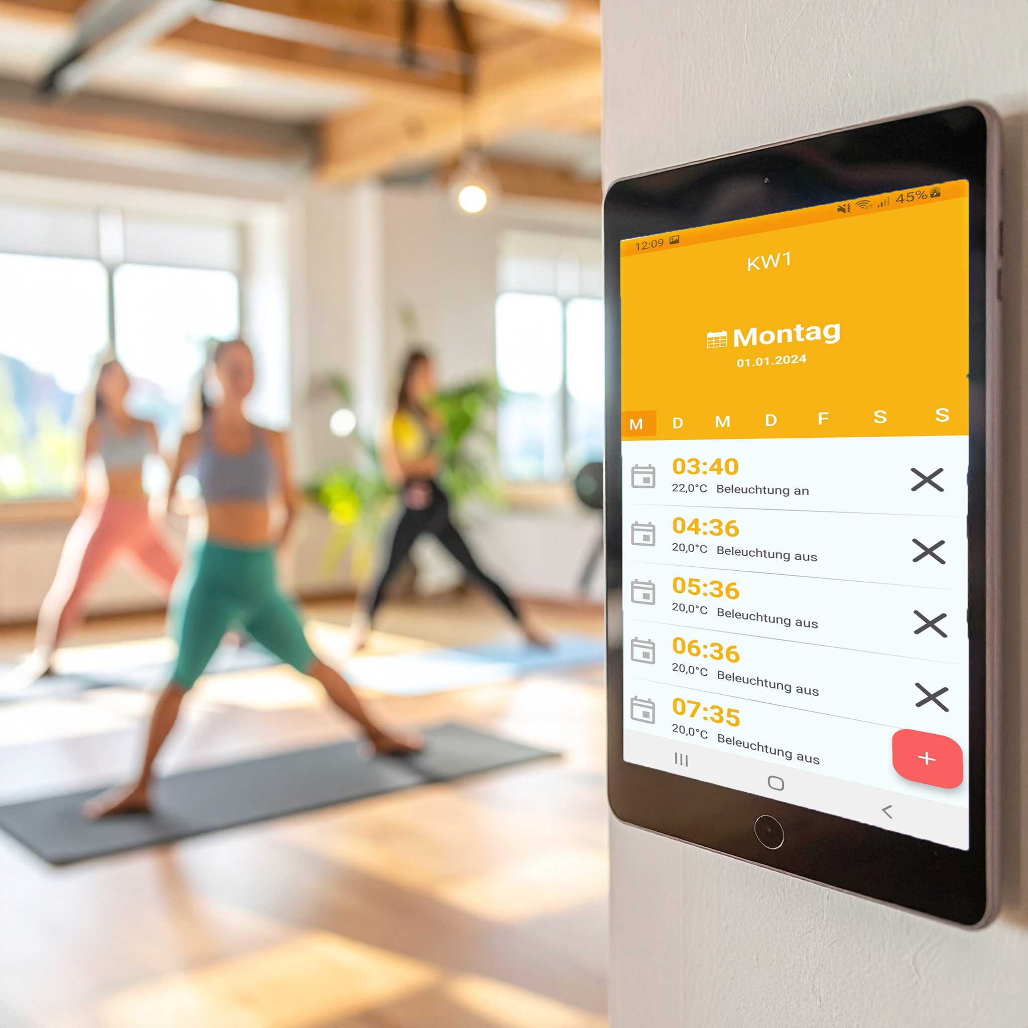 Erstelle einen Heizplan und steuere die SUNNYHEAT Infrarotheizungen über die App