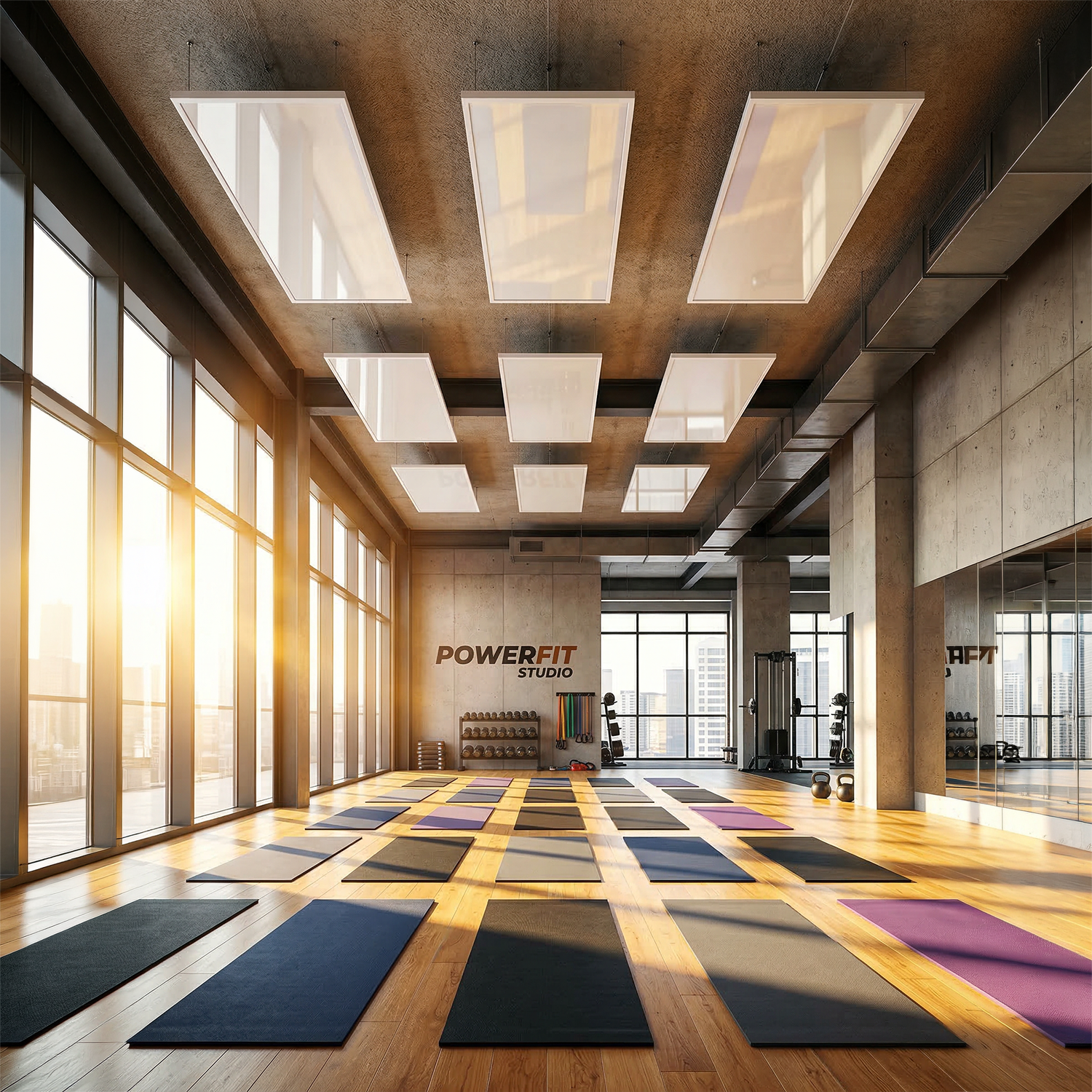 SUNNYHEAT im Fitnessraum